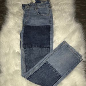 Pacsun patched mom jeans